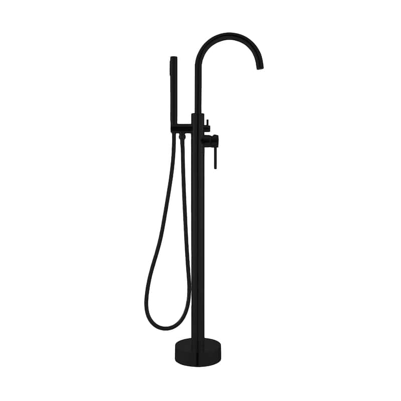 Ivy Freestanding Bathtub Faucet in Brushed Gold