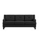 preview thumbnail 4 of 5, Elston Tufted Linen Track Sofa iNSPIRE Q Modern