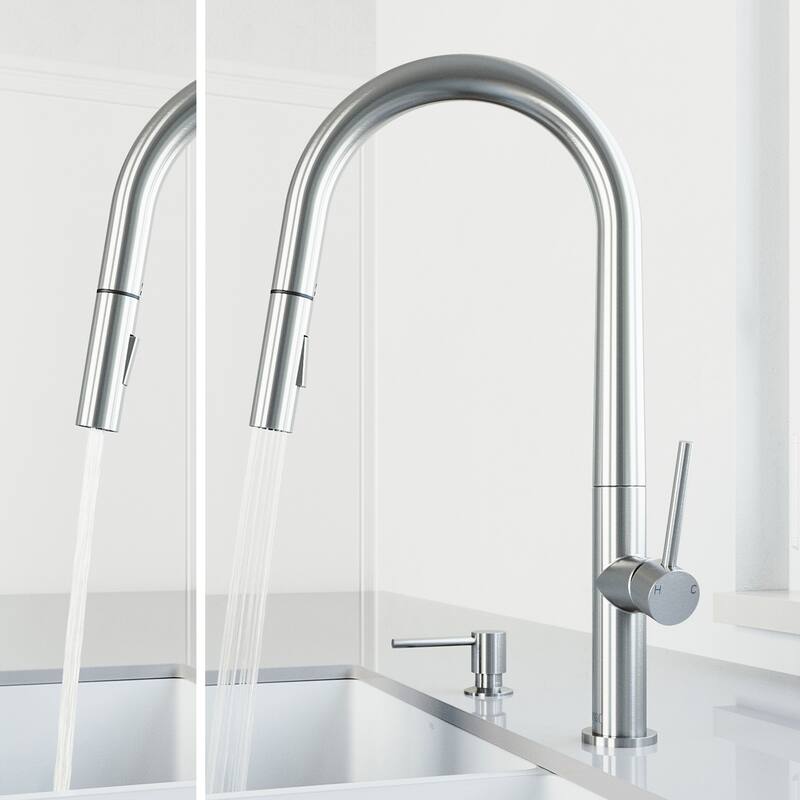 VIGO Greenwich Pull-Down Spray Kitchen Faucet