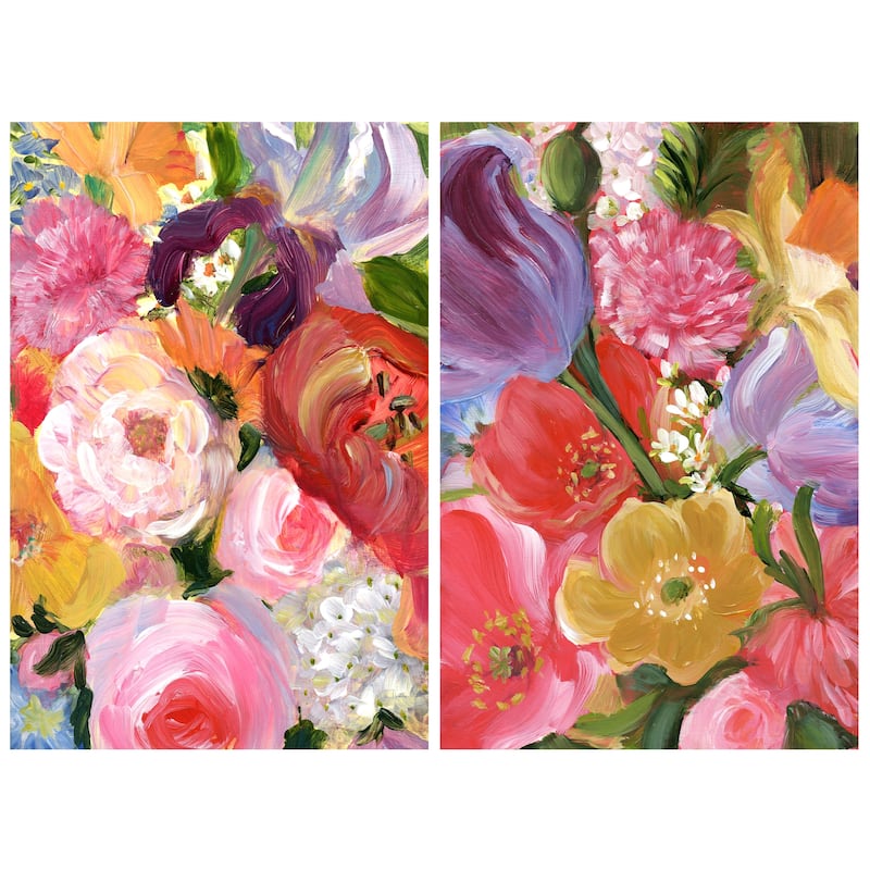 Empire Art Direct Blossom Symphony Printed Tempered Glass Wall Art - Multi-Color