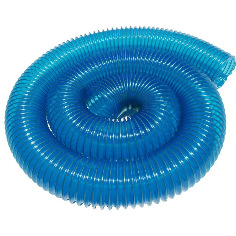 Rubber-Cal "PVC Flexduct" General Purpose - Blue - 2.5" ID x 25' (Fully Stretched) - 2.5x300