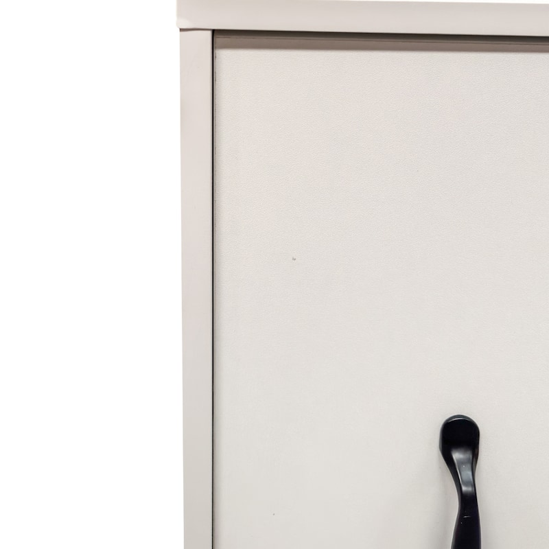 3 Tier Wooden Floor Standing Bookcase,Slide Out Drawer Storage Bookcase,Pull Out Mobile with Door Dustproof File Cabinet