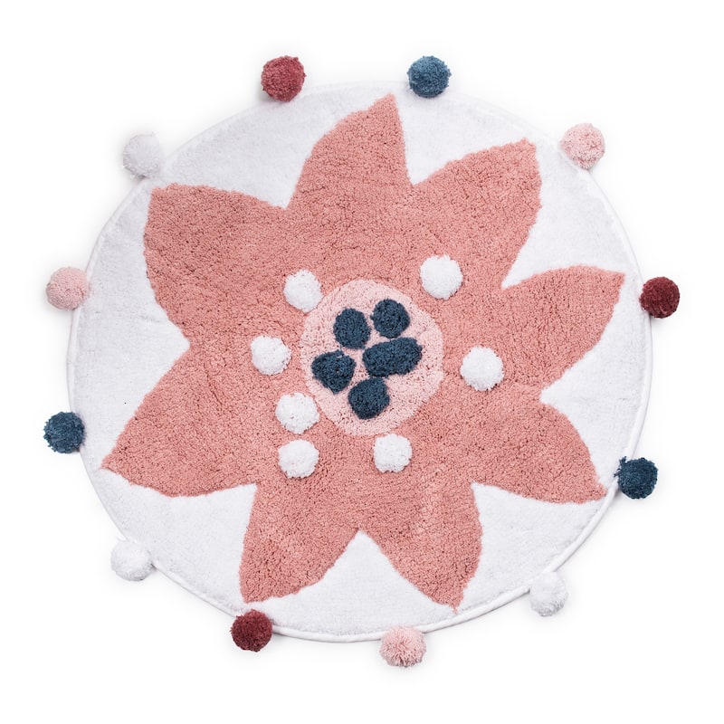 Summer Flower Bath Rug