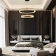 preview thumbnail 22 of 33, Round LED Crystal Chandelier Ring Dimmable Pendant Light Fixture