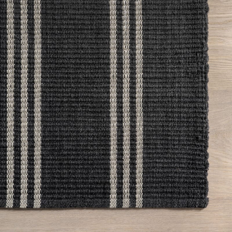 Hawthorn Striped Wool Area Rug