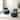 Flores Side Chair with Tight Back Set of 2