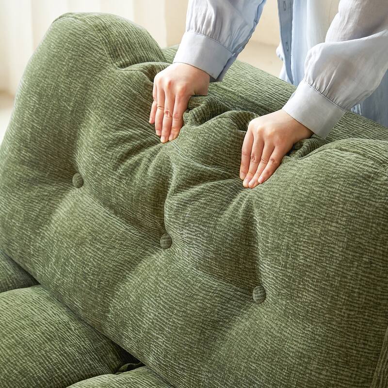 JASIWAY Chenille Pull-Out Single Sofa Bed