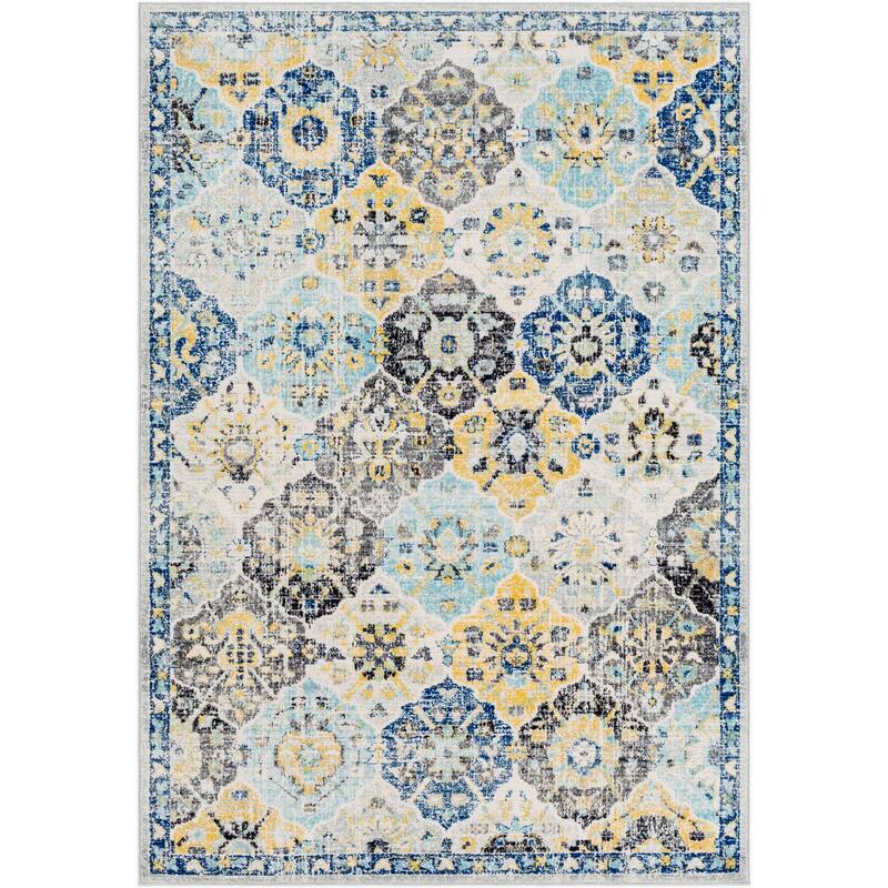 Livabliss Harput Transitional Medallion Area Rug