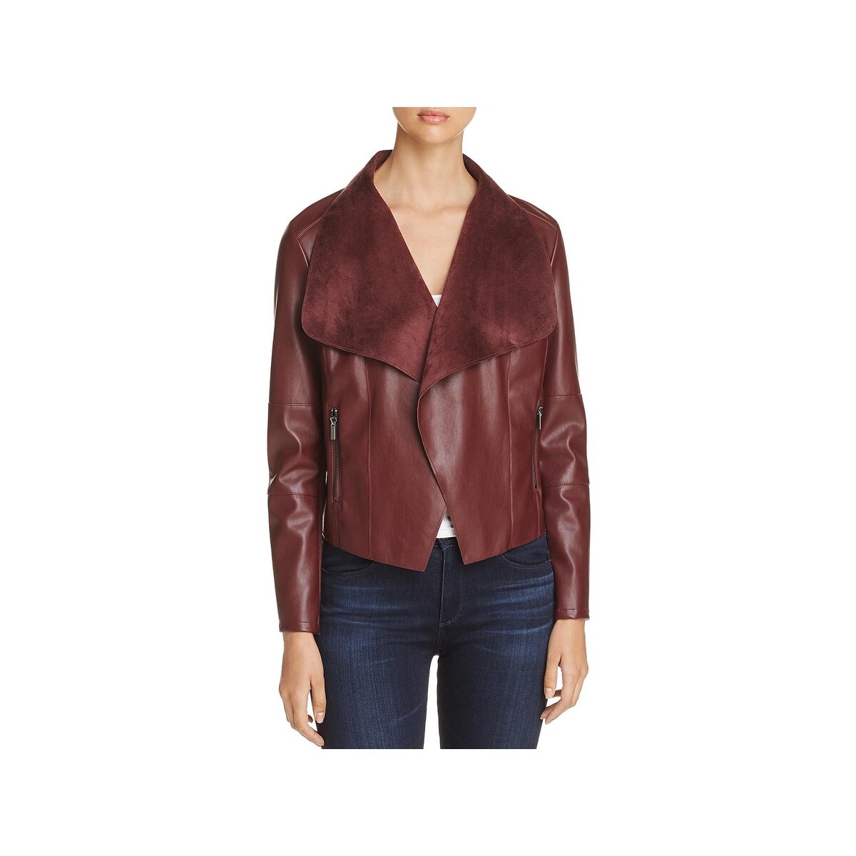 Shop Bagatelle Womens Motorcycle Jacket Fall Faux Leather Free