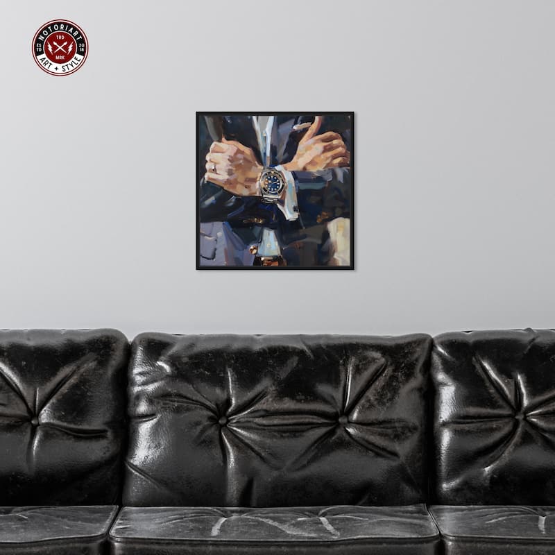 Notoriart Down To Business Framed Men Style 1 Piece Canvas Wall Art