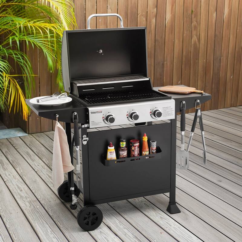 Royal Gourmet 3-Burner Liquid Propane Gas Grill Black