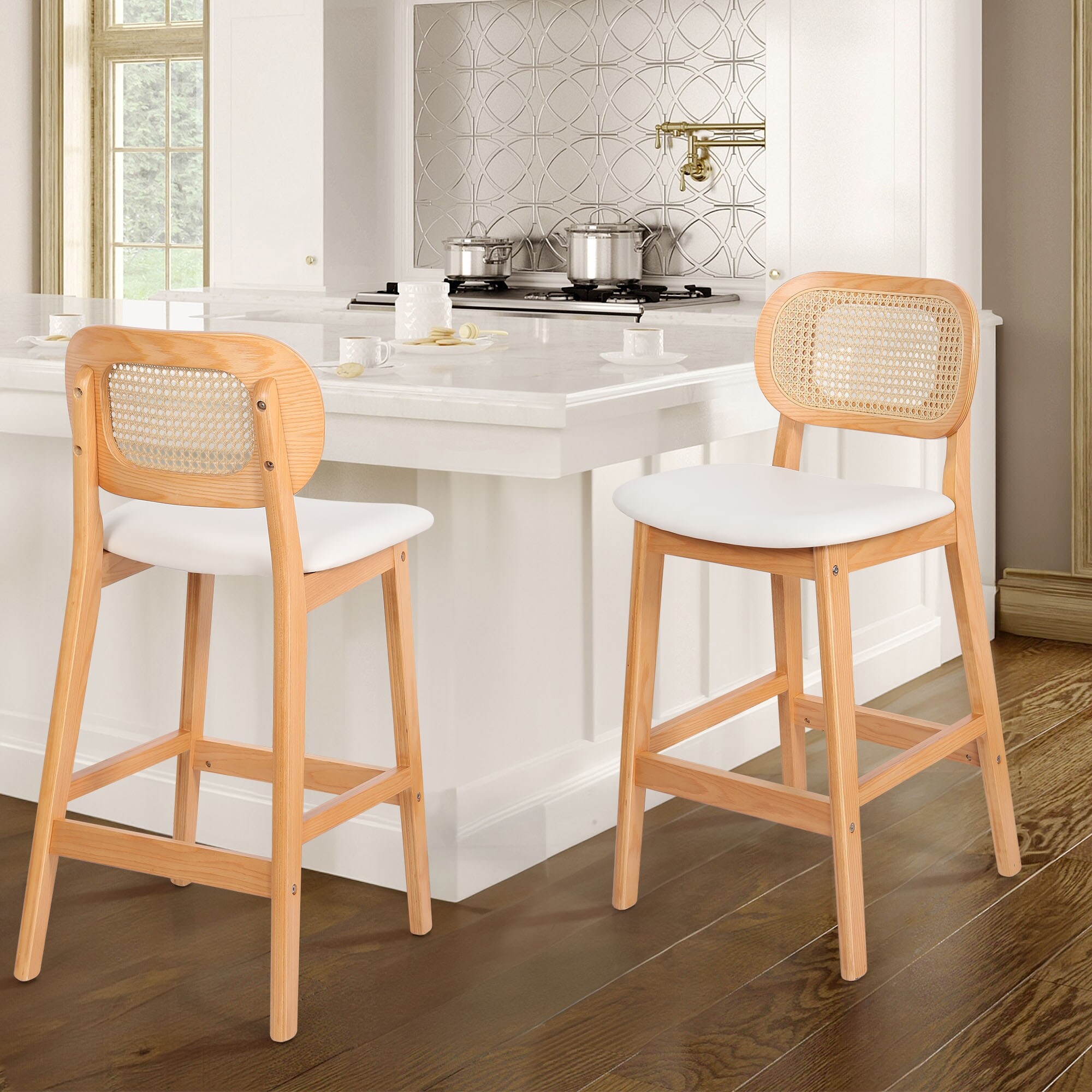 Counter height on sale bar stools wicker