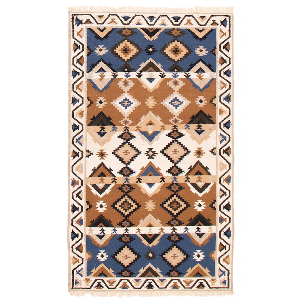 Ankara FW Brown Kilim 5'0" x 8'2" - 5'0 x 8'2