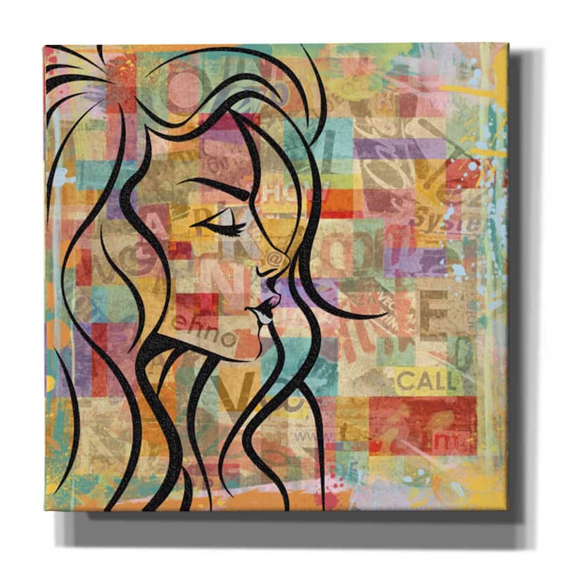 Epic Graffiti 'Billboard 2' by Karen Smith, Canvas Wall Art - 26x26
