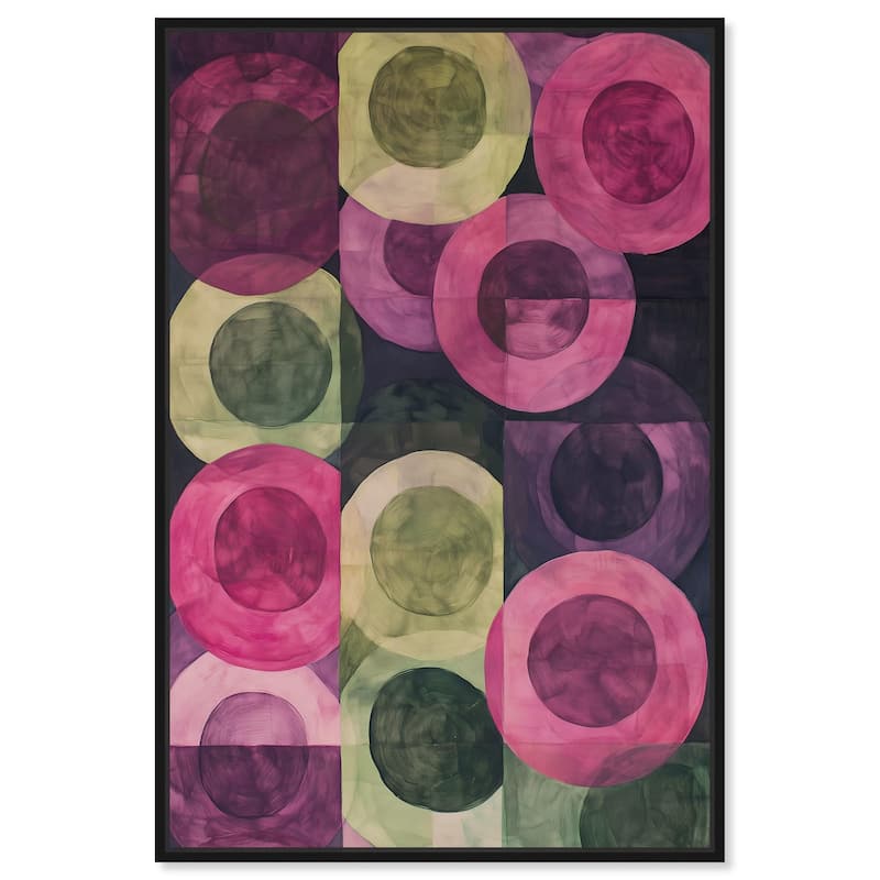 Orbital Pattern Canvas by Art Remedy - Black - 10" x 15"