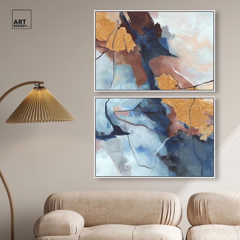 Heaven and Earth Canvas Set of 2 by Art Remedy