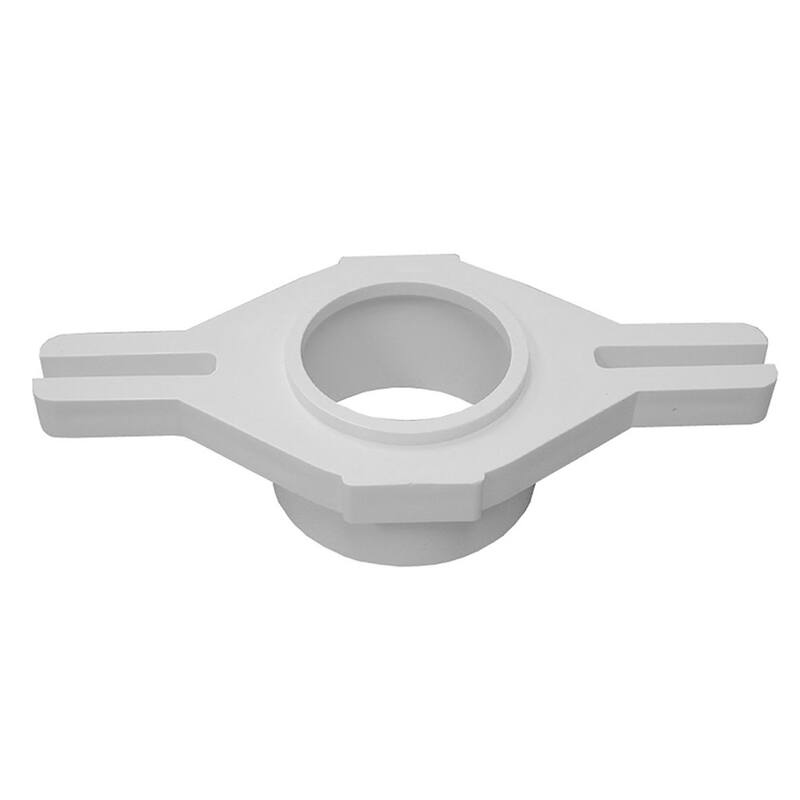 Jones Stephens F10002 2 PVC Adjustable Socket Urinal Flange Kit - Natural
