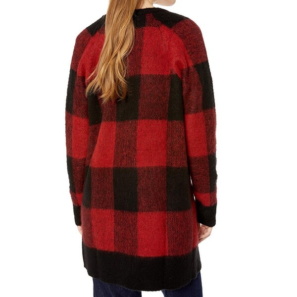lucky brand printed knit cardigan