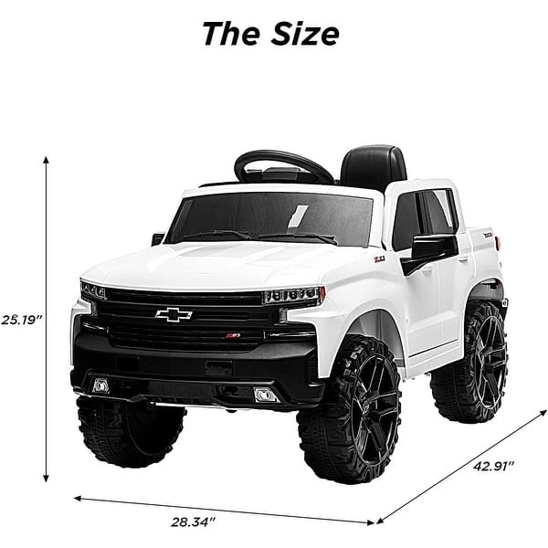 dimension image slide 2 of 3, Kids Ride on Vehicle with Remote Control for 3-8 Years Toys