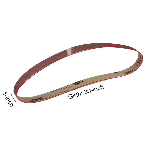 1 inch by 30 inch sanding belts