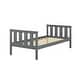preview thumbnail 3 of 6, Twin Size Classic Modern Design Wood Platform Bed Frame with Footboard and Headboard