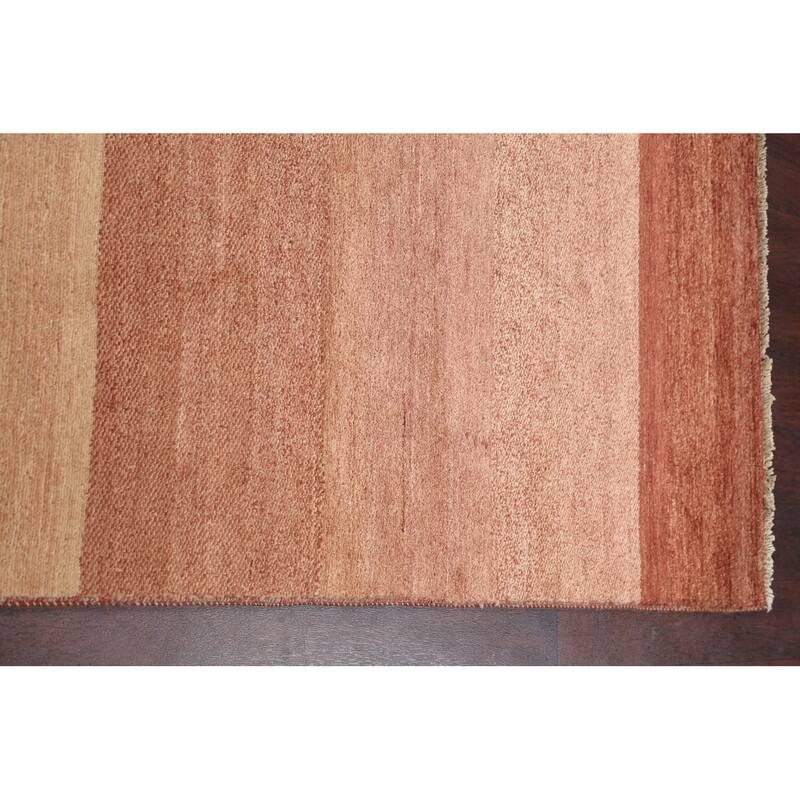 Modern Gabbeh Kashkoli Oriental Long Runner Rug Wool Hand-knotted - 3'1" x 16'7"