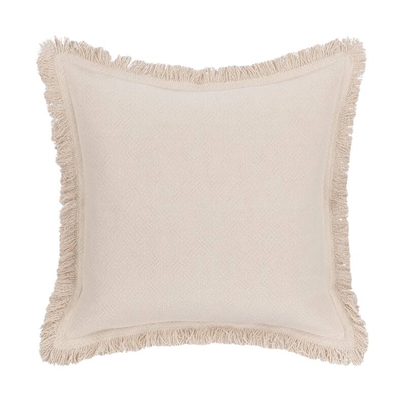 Villa by Classic Home Agatha 22" Linen Blend Throw Pillow