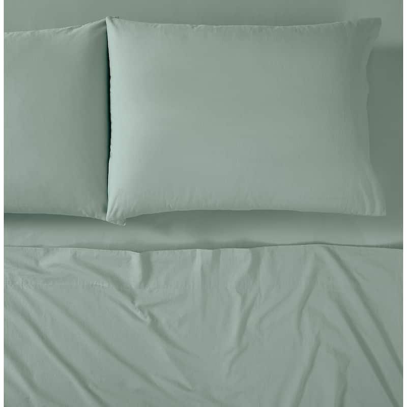 The Farmhouse by Rachel Ashwell Washed Solid Cotton Sheet Set