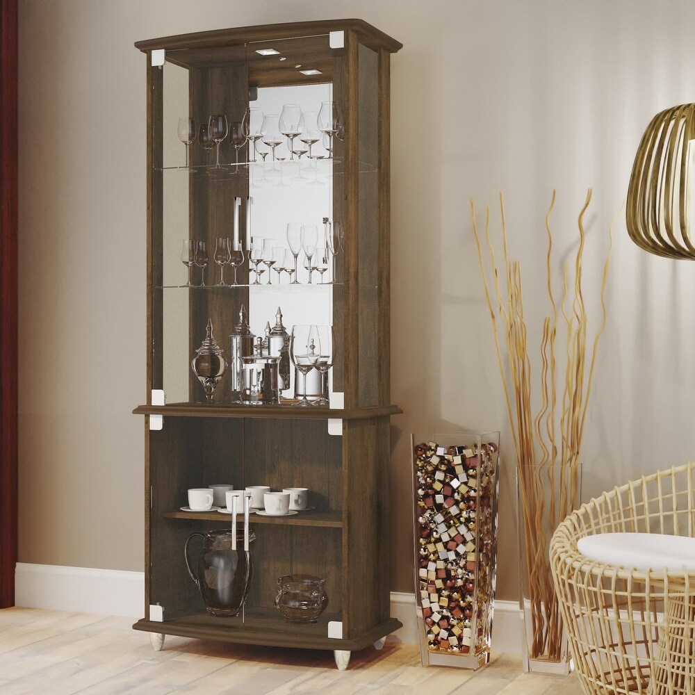 Boahaus Stirling Bar Cabinet with Lights