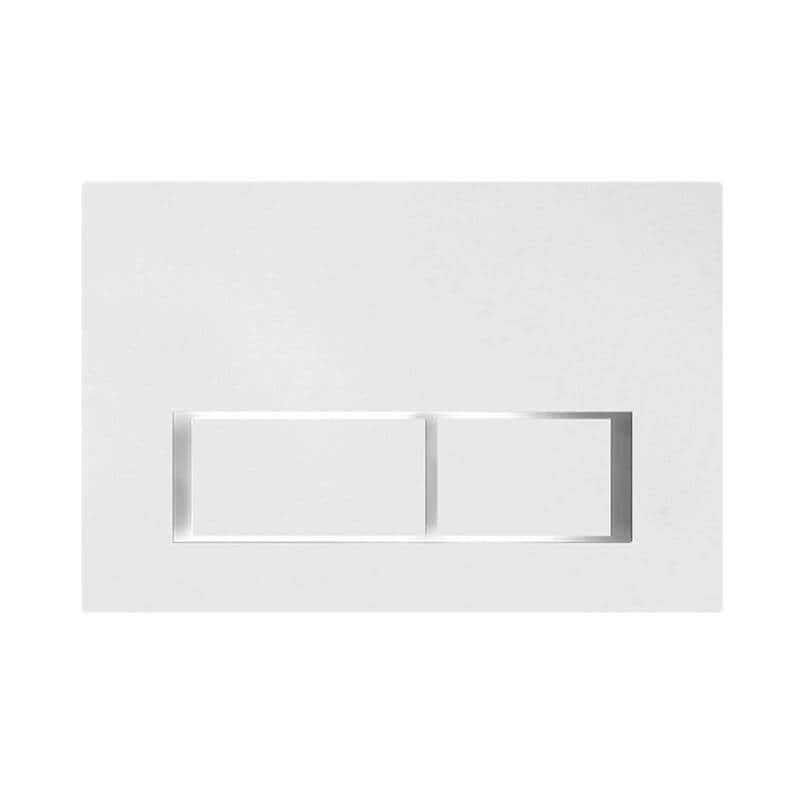 Toilet Combo Set - 20" Toilet Bowl With Soft-Close Seat, 2"x 4" Concealed Tank And Carrier System, Push Buttons Included.