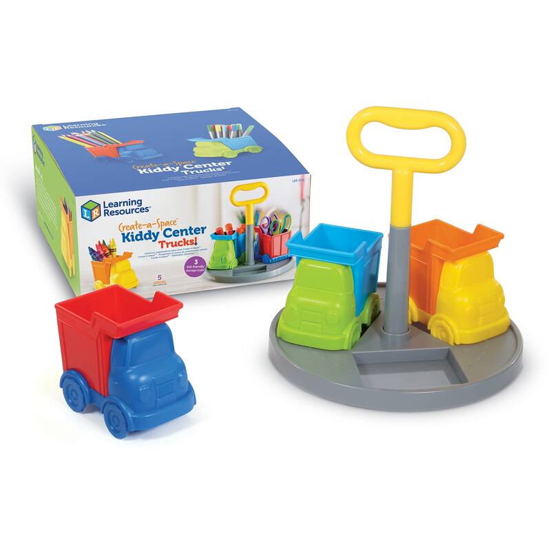 Learning Resources Create-a-Space Kiddy Caddy: Trucks