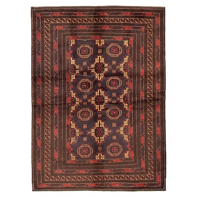 Teimani Navy Rug 4'7" x 6'4" - 4'7 x 6'4