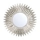 preview thumbnail 1 of 3, Broche Antique Silver 24in Mirror - 24