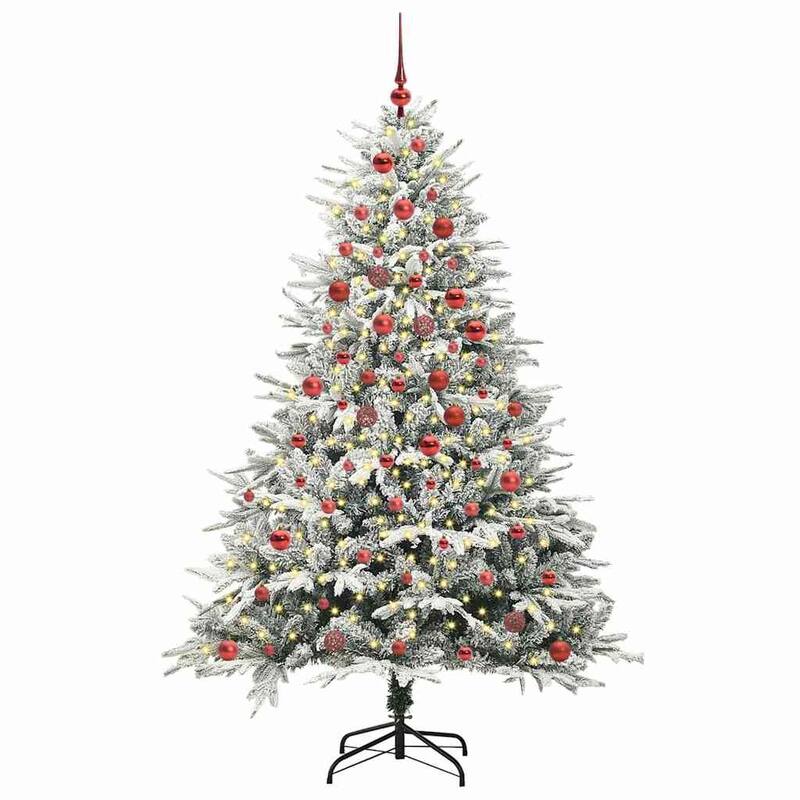 vidaXL Artificial Christmas Tree Green PVC