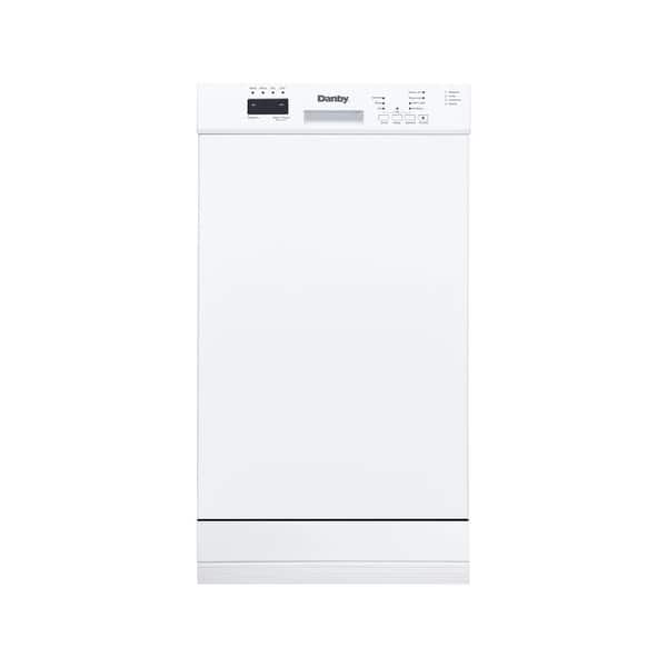 Danby 18IN Builtin Dishwasher with Front Controls (White) N/A Bed
