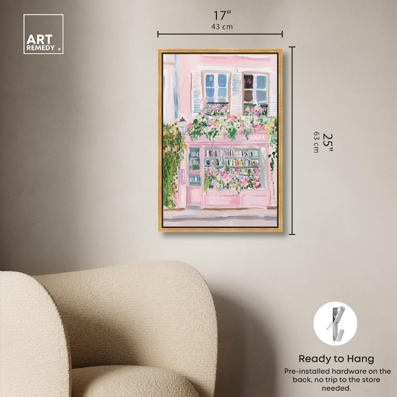 Little Magazine Store Canvas by Art Remedy