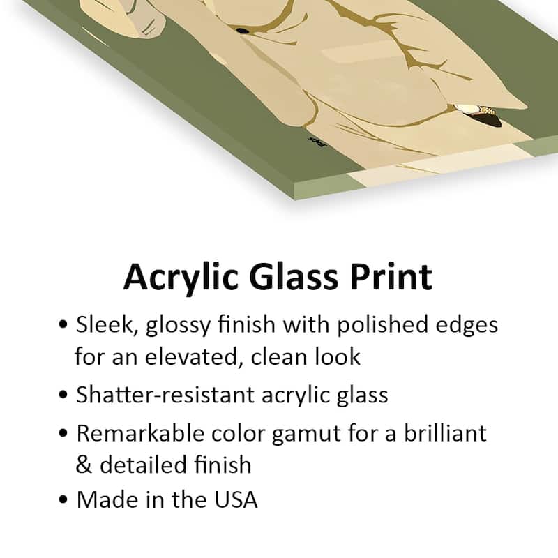 Pierre Print On Acrylic Glass by Bria Nicole