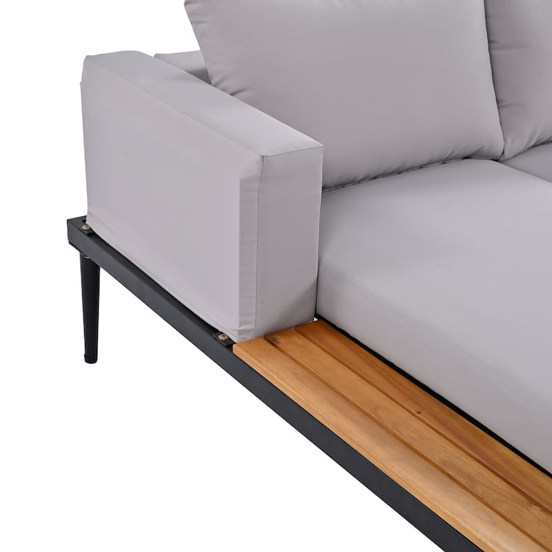 Modern Outdoor Daybed Patio Metal Daybed