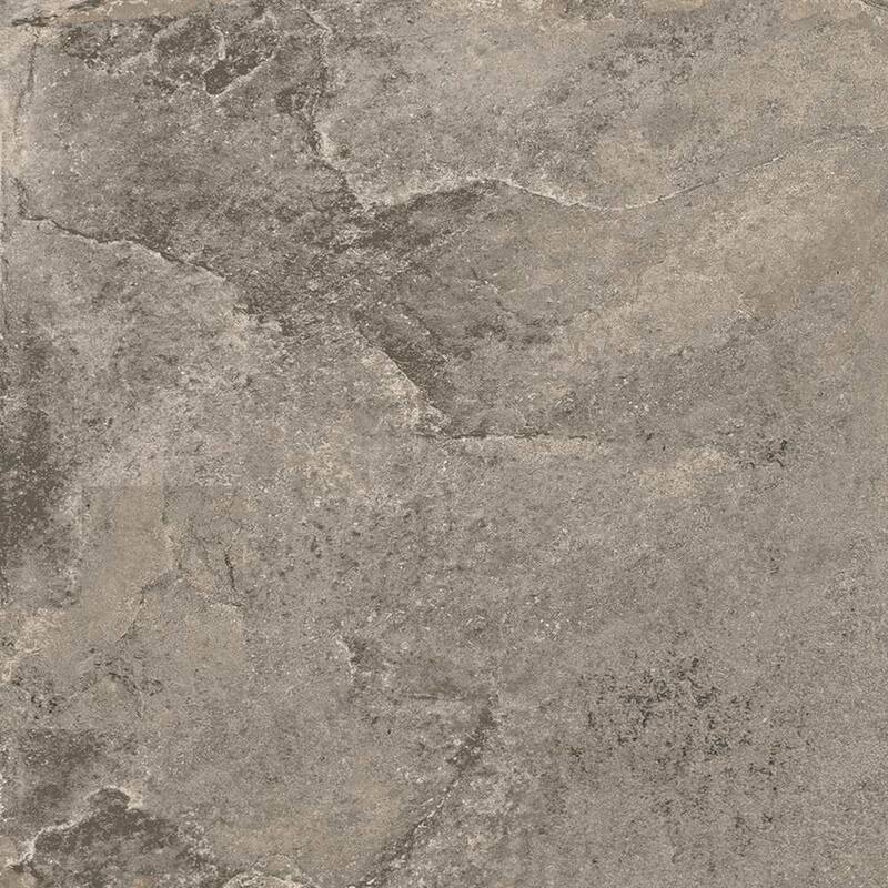 The Tile Life Wells Stone 6x6 Multi Brown Porcelain Floor & Wall Tile