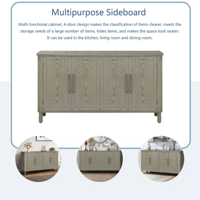 Rounded Design Elements Sideboard