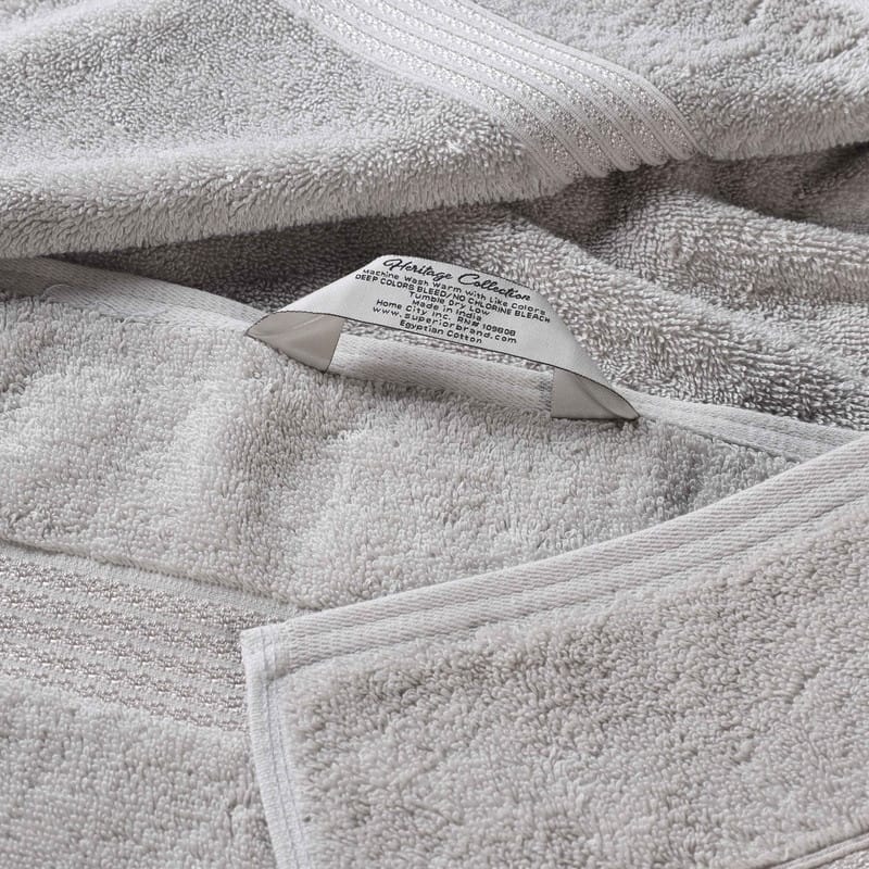 Superior Heritage Egyptian Cotton Absorbent Face Towel Set of 10
