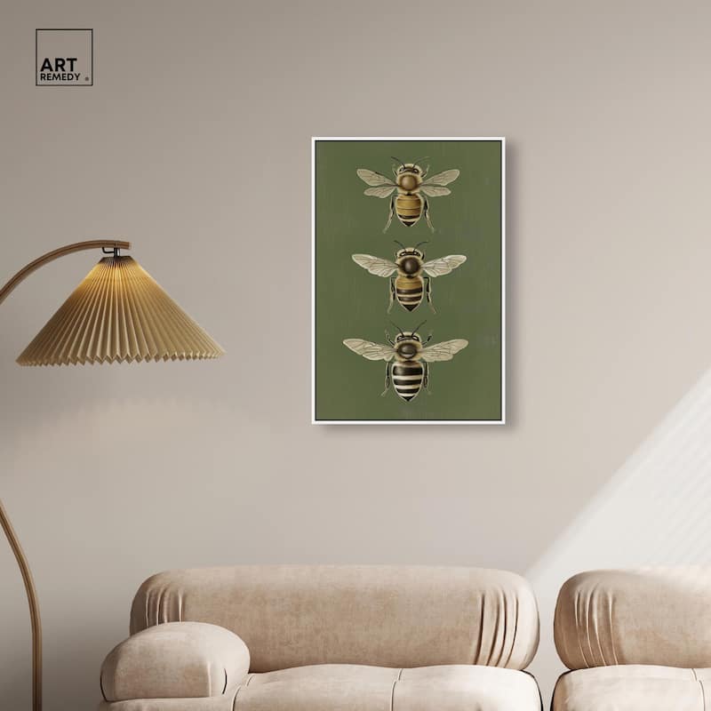 Anatomy of the Bee Canvas by Art Remedy