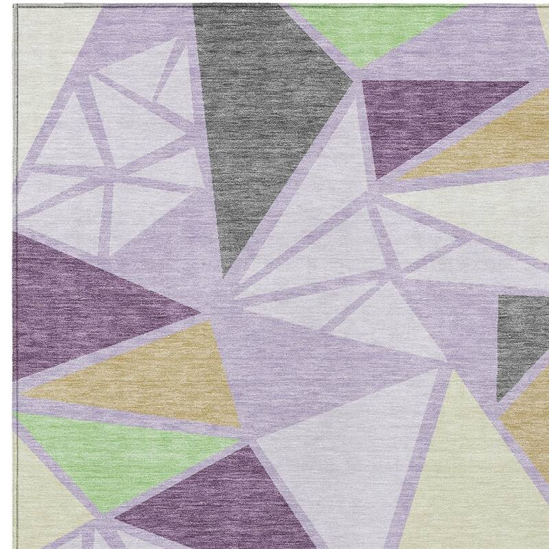 HomeRoots Geometric Transitional Rectangle Outdoor Rug