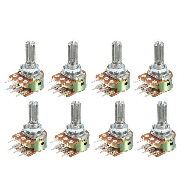 8pcs Variable Resistor Rotary Carbon Potentiometer Knob WH148 8pcs ...