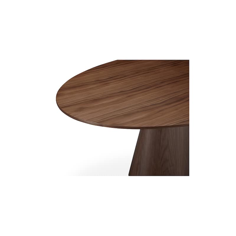 Aurelle Home Modern Pedestal Kitchen Dining Table