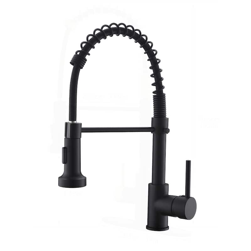 Commercial Kitchen Faucet with Pull Down Sprayer