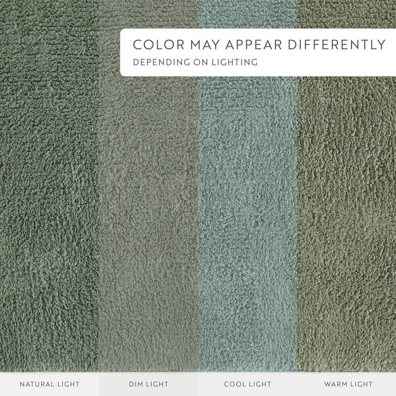 Becky Cameron 100% Cotton Reversible Solid Bath Mat