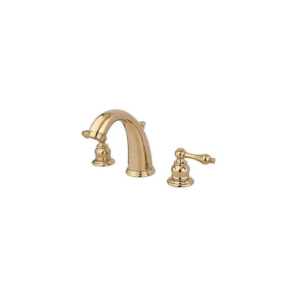 Elements Of Design EB98.AL Brass 1.2 GPM Widespread Bathroom Faucet - Polished Brass (PVD)