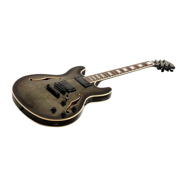 Hollowbody Electric Guitar Gig Bag
 - Shop Black Friday Deals On Monoprice Indio Boardwalk Flamed Maple Hollow Body Electric Guitar Charcoal With Gig Bag Overstock 25697036