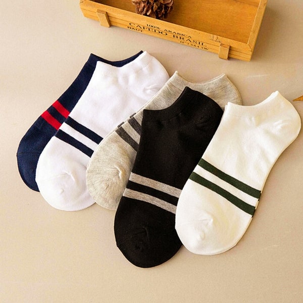 ZEFOTIM ✿ 1Pairs Ankle Socks Women Comfortable Stripe Cotton Sock Slippers Short Socks